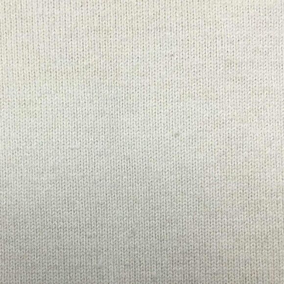 H&M Off White Minimalist Clean Girl Knit V Neck Oversized Sweater S Autumn Fall - Picture 7 of 8